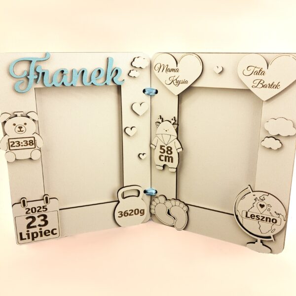 metryczka dwustronna