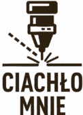 Logo sklepu Ciachlomnie – cięcie laserowe